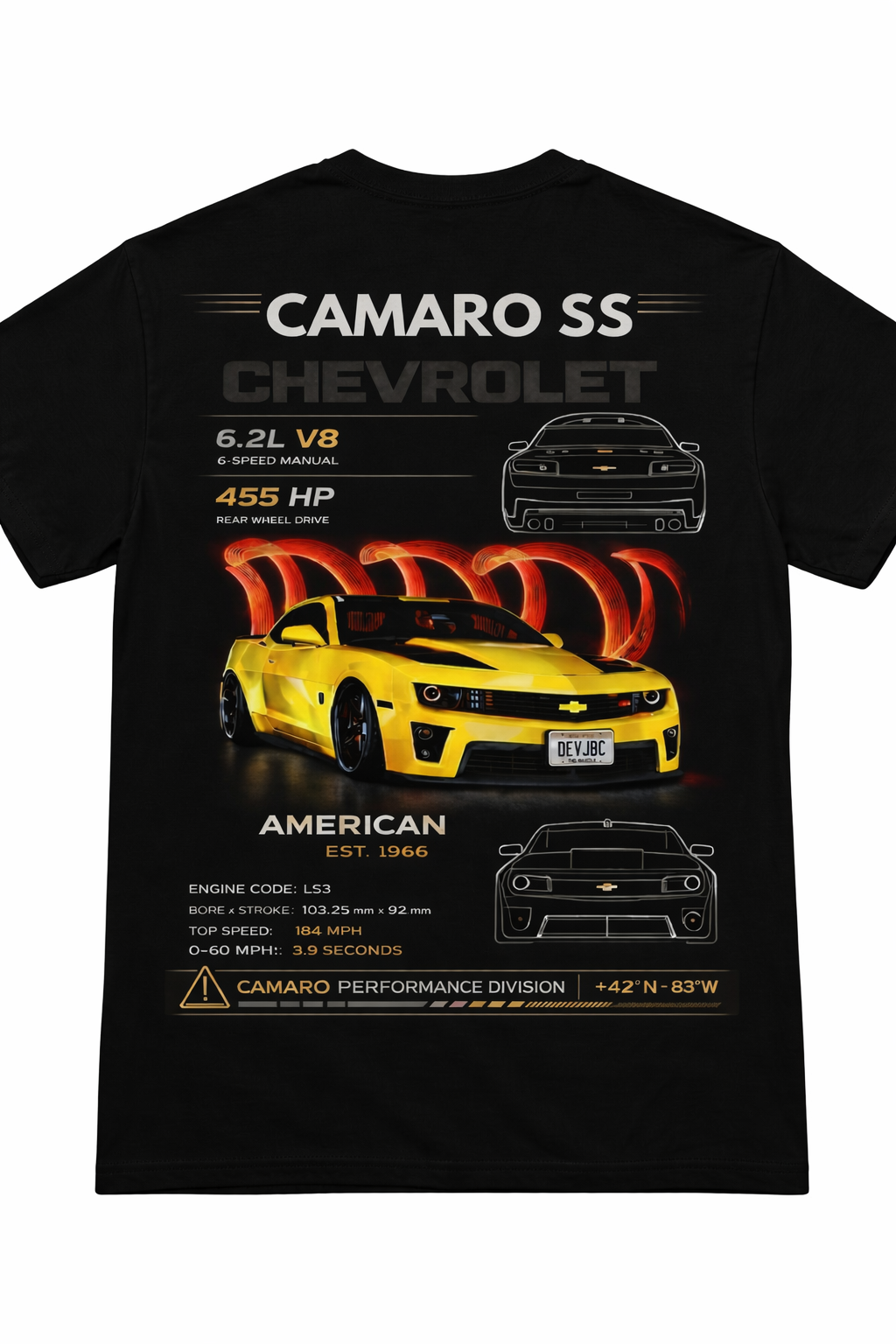 Chevrolet Camaro SS V8 Performance Tee