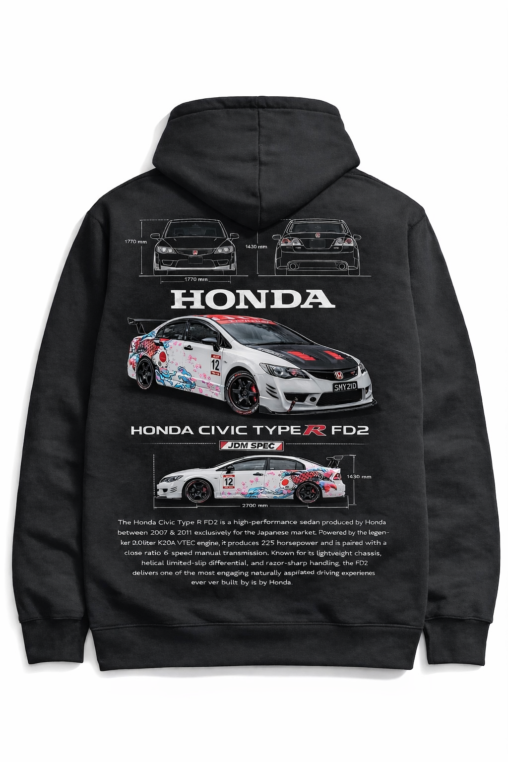 Honda Civic Type R FD2 JDM HODDIE