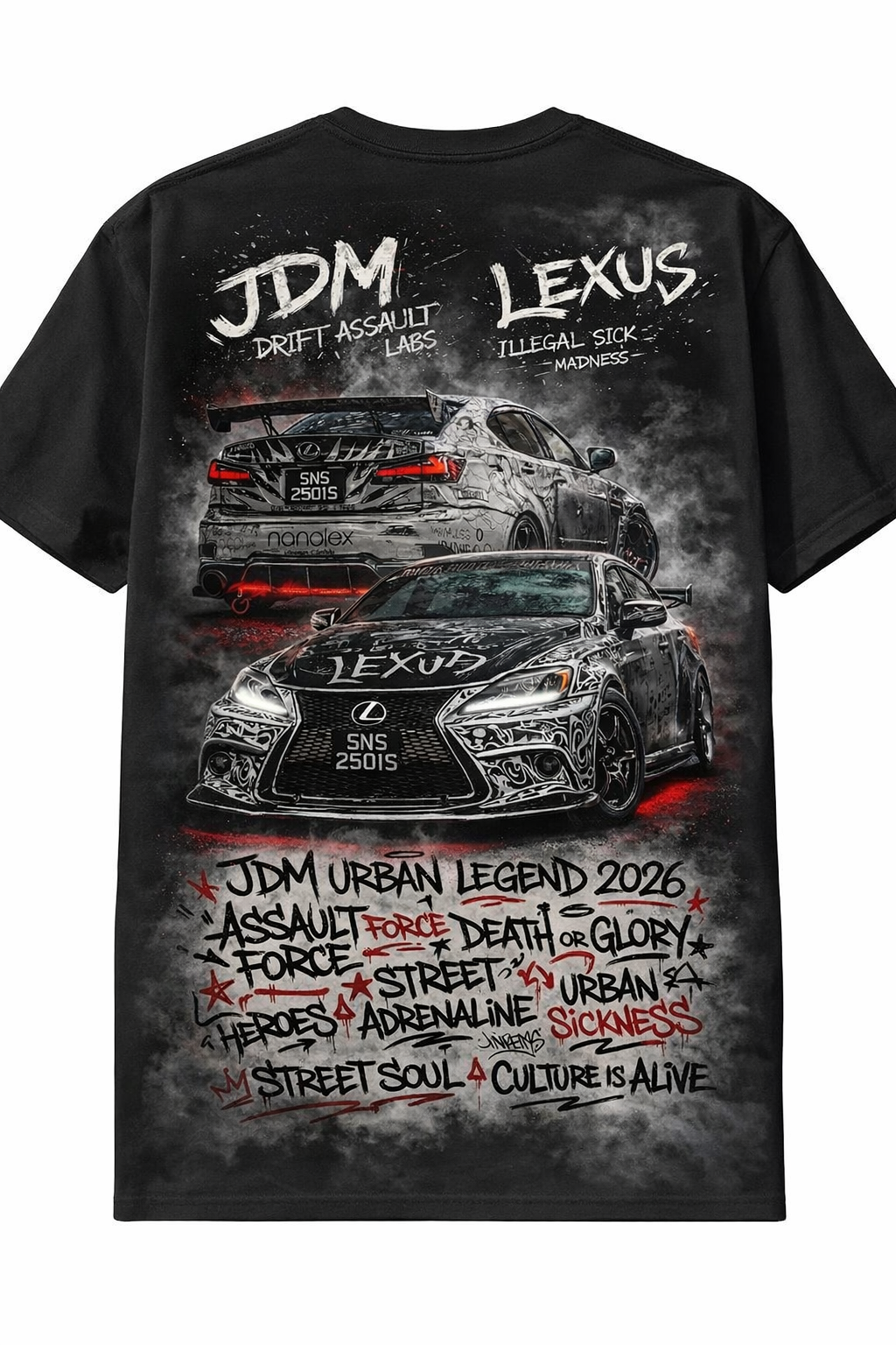 JDM Cult Lexus Street Legend T-SHIRT